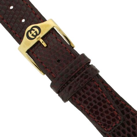 vintage leather strap gucci watch|gucci watch rubber strap replacement.